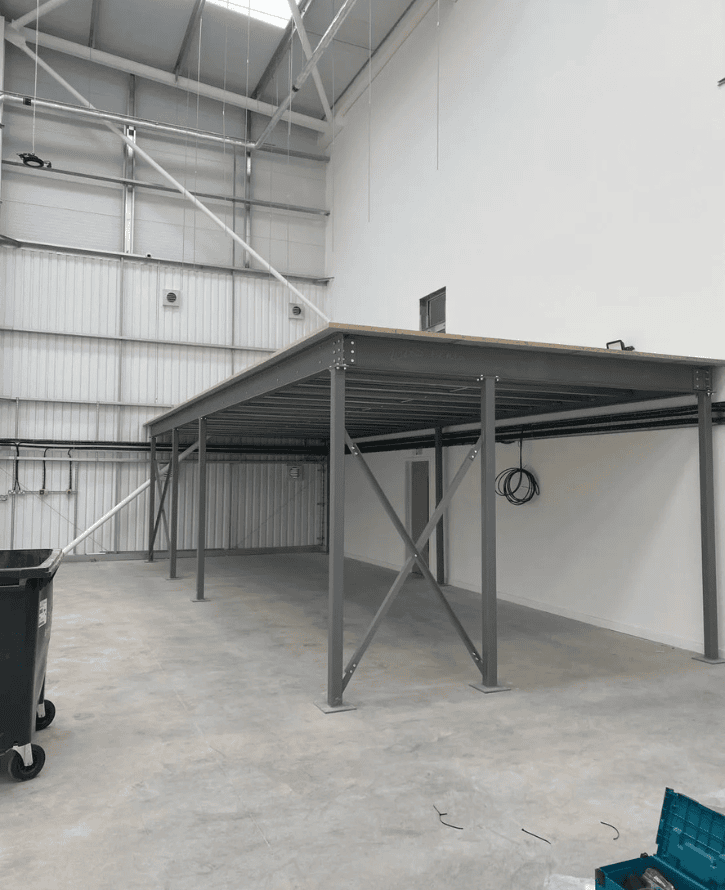 mezzanine floor gloucestershire, mezzanine solutions, industrial mezzanine