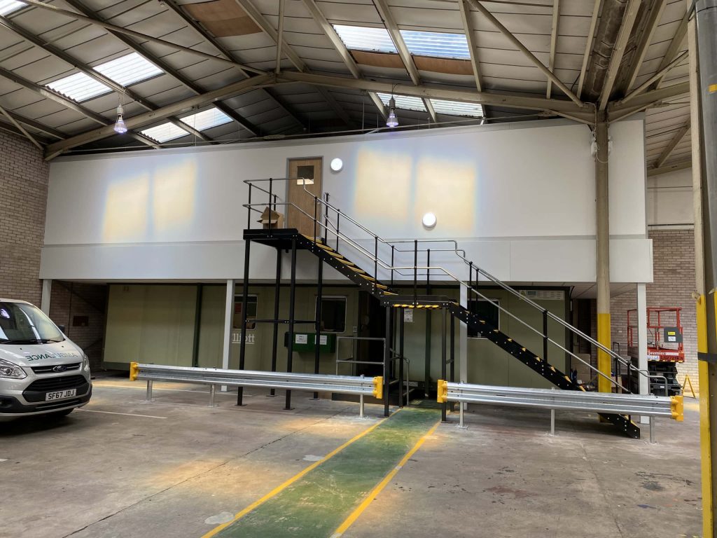 What are the different types of mezzanine floors?